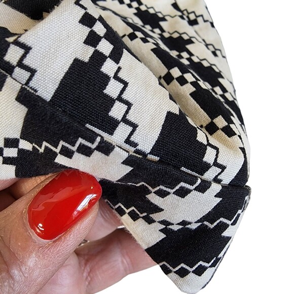 Zara Basic Women's Trouser Career Pants Size S Skinny Black and Cream Mid Rise - Picture 8 of 10